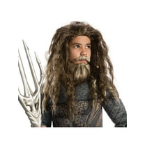 Boys Aquaman Beard And Wig Set