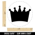 thumbnail image 2 of Crown King Queen Princess Self-Inking Rubber Stamp Ink Stamper - Sky Blue Ink - Medium 1 Inch, 2 of 7