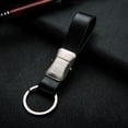 thumbnail image 2 of Sonducket LLavero de Metal para hombre, soporte de cuero para coche, colgante para vehículo, cinturón de bucle, organizador de transporte Accesorios de disfraces Blanco+Guppy, 2 of 6