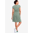 thumbnail image 2 of Ellos Plus Size 100% Cotton Cinched-Waist Drawstring Midi Dress, 2 of 4