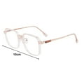 thumbnail image 5 of sunsanly Blue Light Blocking Glasses Unisex Large Frame Clear View Strong Hinge Transparent with Brim Eye Protection Clear Bluelight Glasses Spectacles Eyewear, 5 of 8