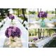 thumbnail image 3 of Flores artificiales Ramo de rosas Flores falsas Seda Plástico Artificial Rosas blancas Ramo de boda nupcial para el hogar Jardín Fiesta Decoración de la boda Zhivalor  CZJJ-HQ43-4, 3 of 7