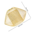 thumbnail image 2 of CRILSTYLEO Pantalla Metálica Para Vintage Hierro Dorado Colgante, 2 of 7