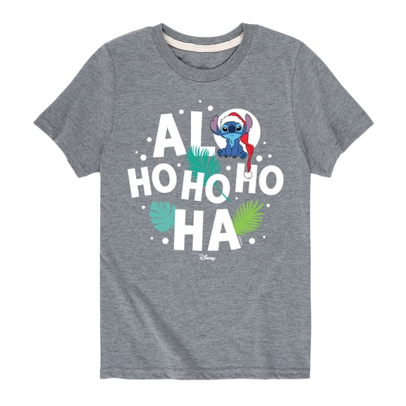 Lilo & Stitch - Alo Ho Ho Ho Ha - Toddler And Youth Short Sleeve Graphic T-Shirt