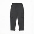 thumbnail image 5 of Mifsaly Mens Cargo Pants Relaxed Fit Jogger Pants with Multi Pockets Comfortable Relaxed Fit Outdoor Work Hiking Bottoms Dark Gray,L, 5 of 6