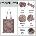 thumbnail image 2 of Abstract Paisley Art Foldable Shopping Bag - Durable Reusable Tote with Colorful Geometric Patterns, 2 of 6