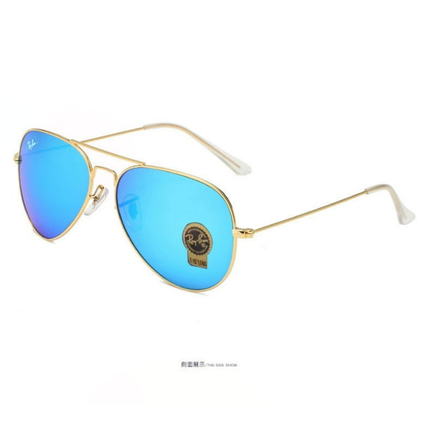 Lentes de vidrio templado de diseño de lujo vintage para pilotos masculinos y femeninos Protección UV400 lentes de sol 3025 3026