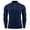 Navy, variant on Men Quarter Zip Pullover Long Sleeve Lightweight Athletic Shirt UPF Sun Protection Golf Fishing Outdoor Rash Guard