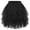 Black, variant on IWRICH Tulle Skirts for Women High Waist Elastic Midi Skirt A-Line Irregular Layered Mesh Tutu Skirts Yellow XL