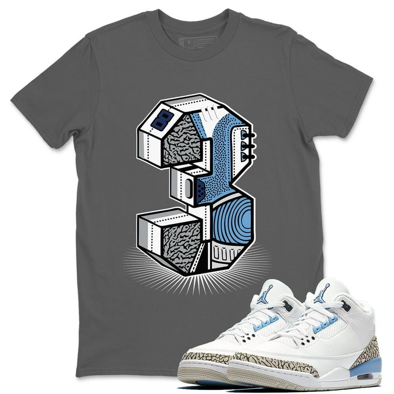 Outfit Cool Grey 3s Three Statue Cool Grey T-Shirt Jordan Black