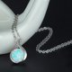 thumbnail image 4 of Collar con colgante de ópalo para mujer, regalo maravilloso para aniversario, 4 of 8
