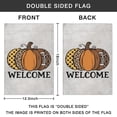 thumbnail image 4 of Double-Sided Garden Flag 12x18 Fall Yard Decor Outdoor Garden Welcome Flag for Lawn Farm and Patio Banner (Hayrides Pumpkins), 4 of 5
