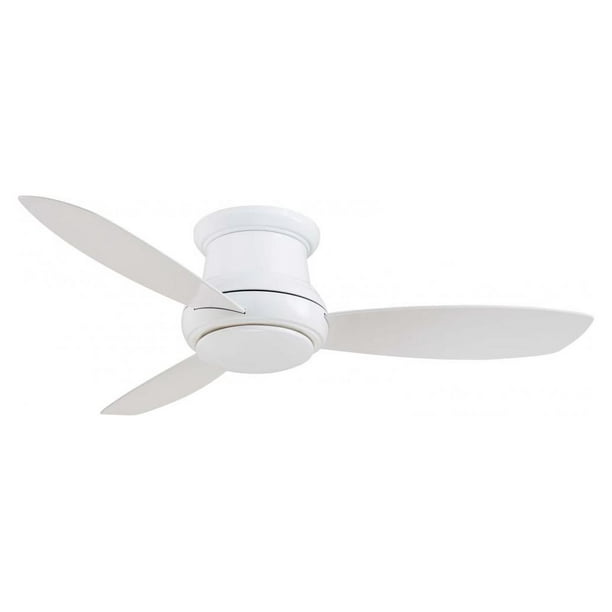 MINKA AIRE F519-WH FLUSH MOUNT CEILING FAN WHITE - Walmart.com