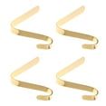 thumbnail image 6 of Raindrops Hanging Stocking Holder Golden Zinc Alloy 4Pcs 4.7X3.9in, 6 of 8