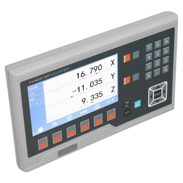 Lectura de pantalla LCD, lectura digital LCD Codificador lineal lineal Pantalla de metal Pantalla de escala lineal Funcionalidad versátil