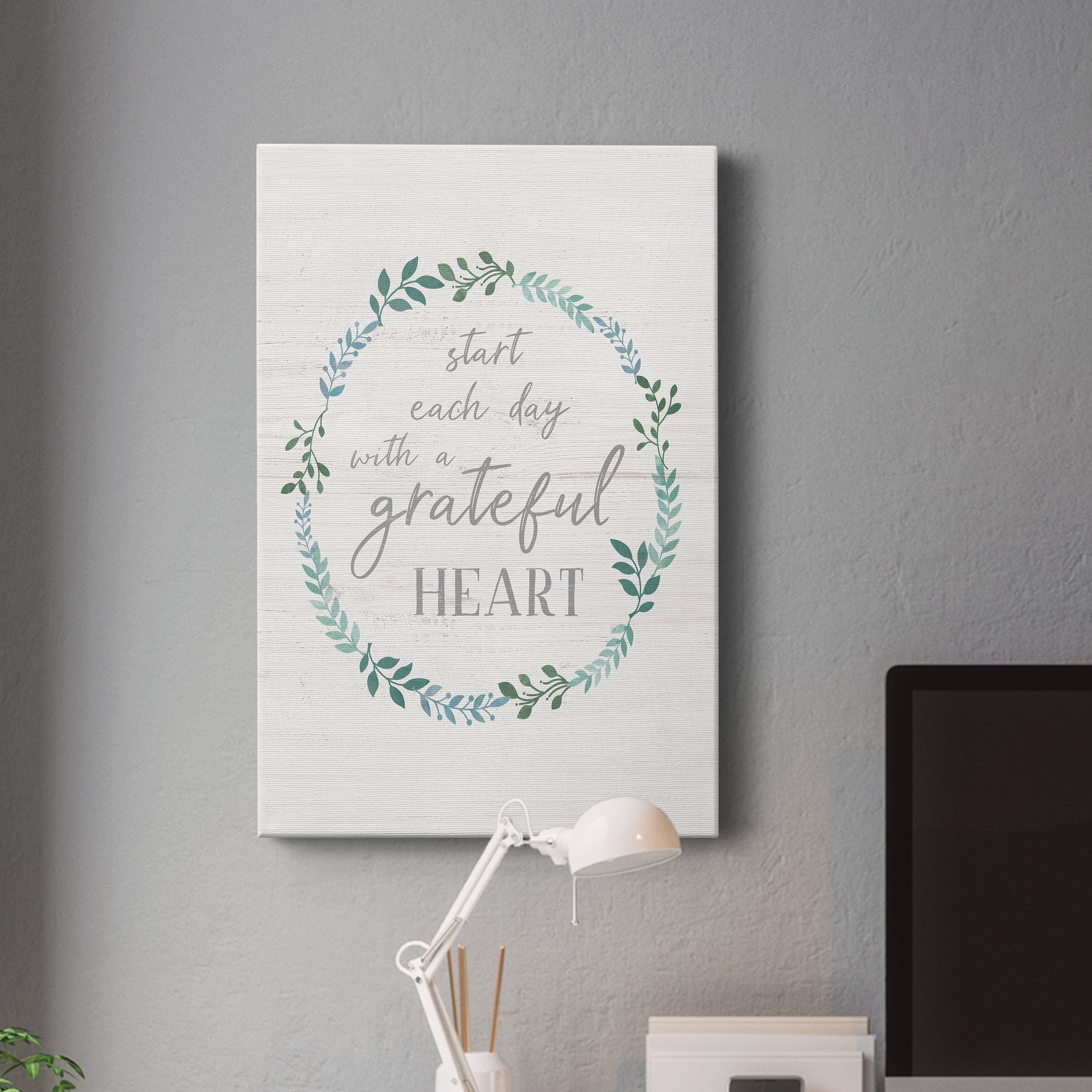 Start Each Day Premium Gallery Wrapped Canvas - Ready to Hang - 8 x 12