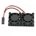 electronics Cooling Fan for Raspberry pi 4B Board Dual Heatsink Module