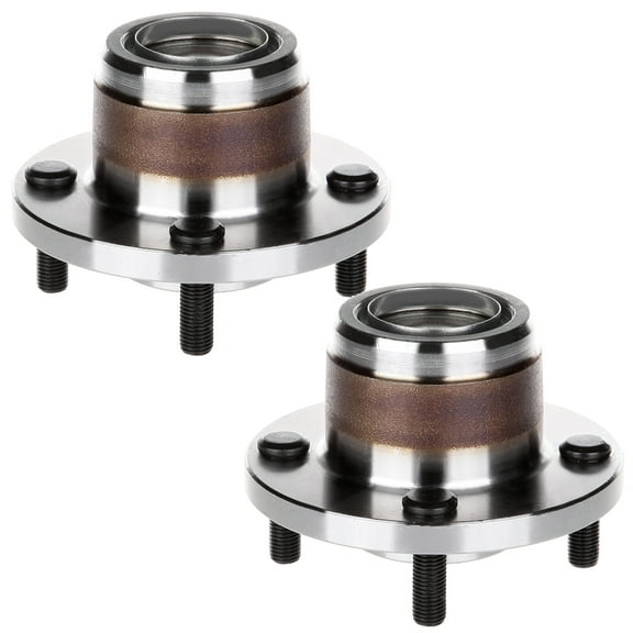 CCIYU 521002 Wheel Hub and Bearing Assembly Replacement For fit 2000-2009 For Ford Focus Wheel Hubs 4 Lugs (2)
