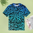 thumbnail image 4 of Animal Print Patterns Women's Short Sleeve T-Shirt Crew Neck Casual Summer Trendy Loose Fit Tops, 4 of 6