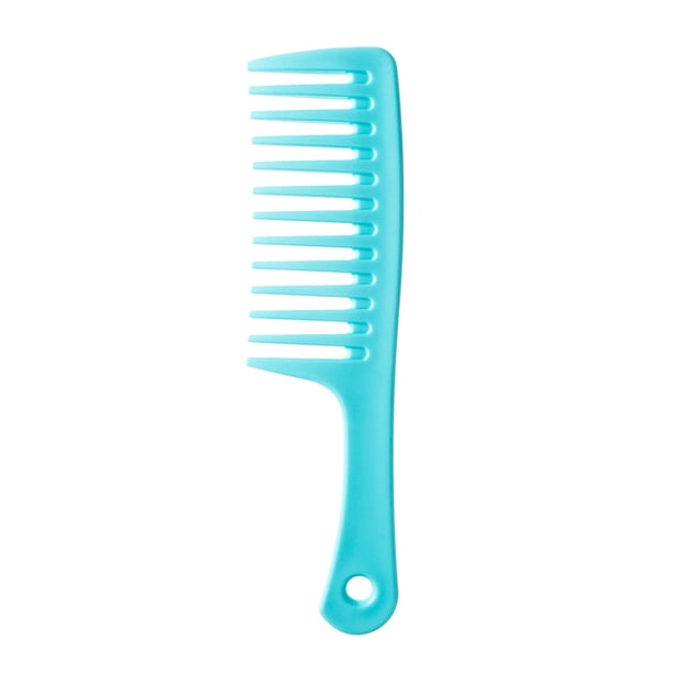 Mango de acabado para cabello liso, peine para cabello rizado, peine de dientes anchos para el hogar