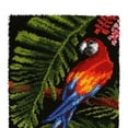 thumbnail image 2 of kurtrusly Carpet Latch Hooking Kits DIY Rug Crochet Yarn Kits for christmas Parrort, 2 of 5