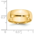 thumbnail image 3 of Bande Ajustée Confort Légère en Or Jaune 14K 7mm Taille 12, 3 of 3