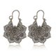 thumbnail image 1 of Juego de pendientes de bronce con diseño de hojas y flores con geometría vintage para mujer, estilo bohemio, tamaño grande, 5123, dorado, 1 of 4