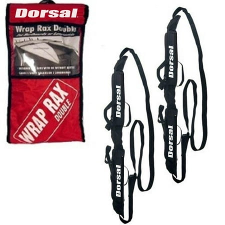 Dorsal Wrap-Rax Deluxe Double Soft Rack Pads and Straps - Surfboards and