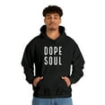 thumbnail image 4 of Dope Soul. Yoga Lover Adult Black Unisex Pullover Sweatshirt Hoodie with Sayings for Men Woman, 4 of 5