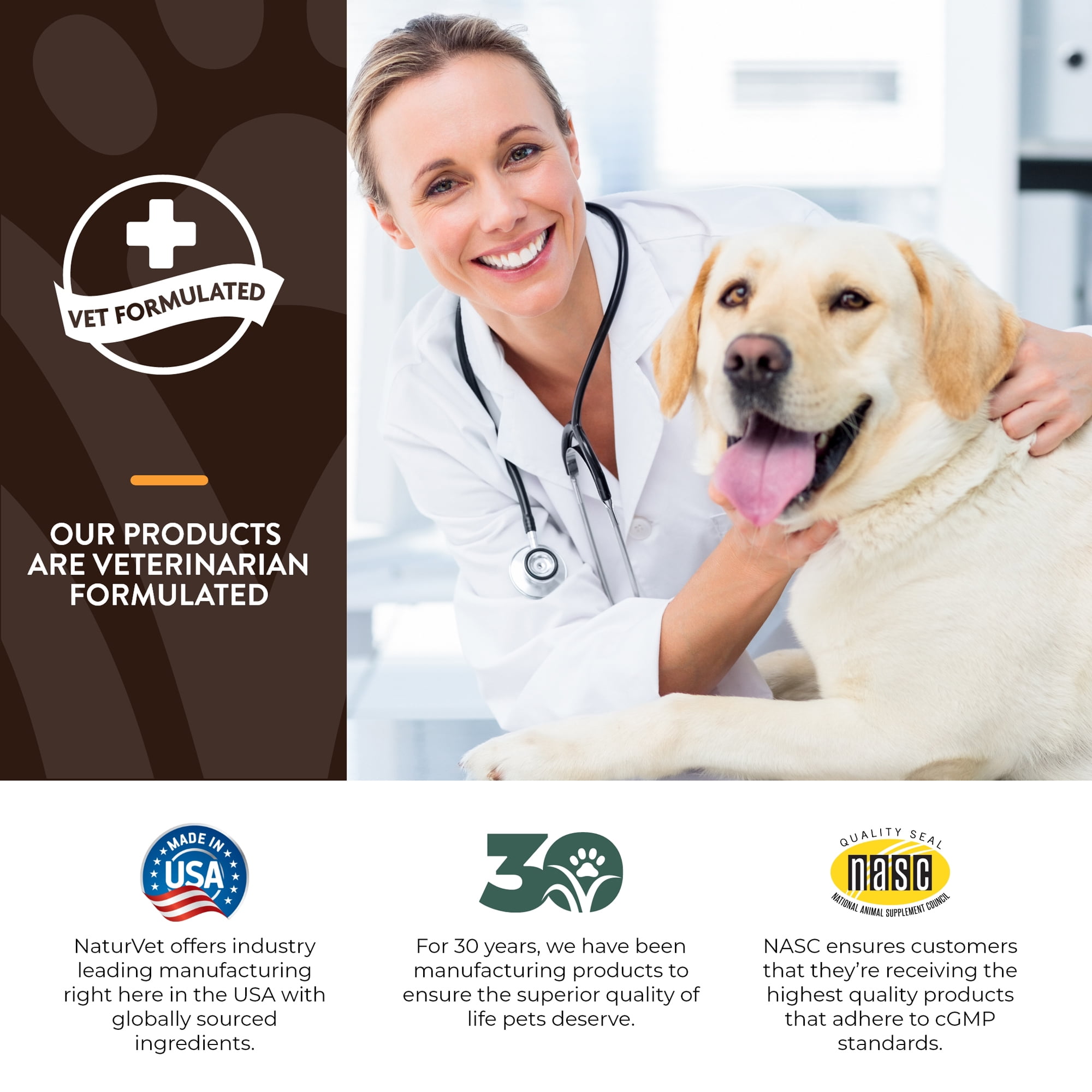 NaturVet Breed Specific "Giant Dog" Soft Chew Supplements