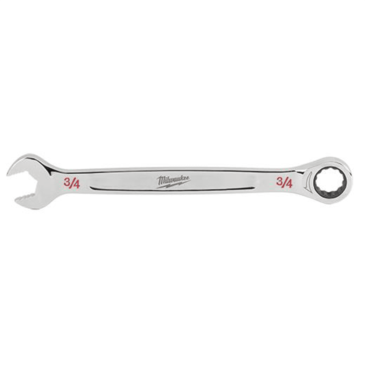 Milwaukee 48-22-9406 SAE Combination Ratcheting Wrench Mechanics Tool Set (7-Piece)