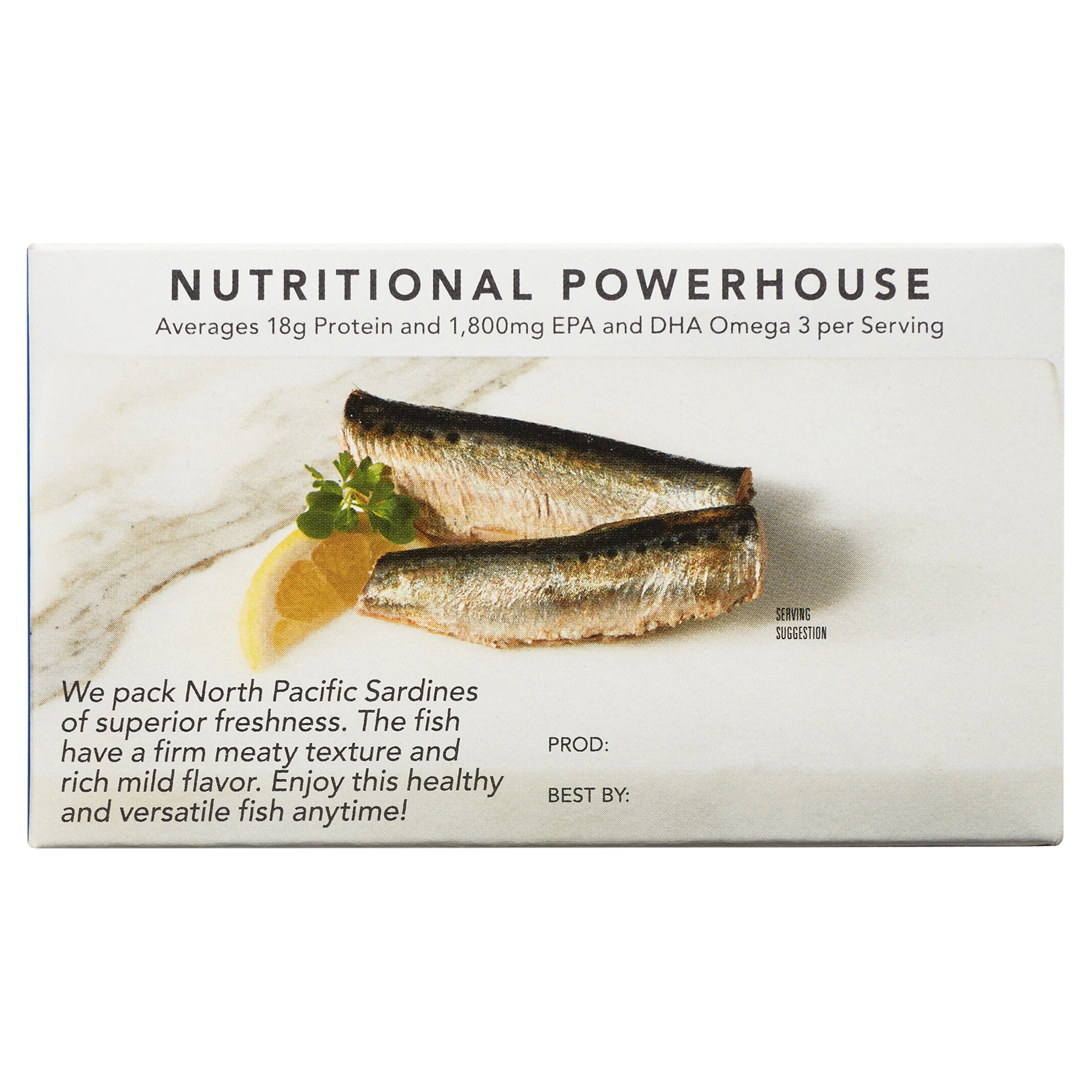 Wild Planet Wild Caught Sardines in Water, No Salt Added, 4.4 oz Can
