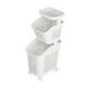 thumbnail image 2 of Cesta de ropa sucia con ruedas, cesto de ropa sucia hueco, estante para juguetes del hogar y baño 2 capas, 2 of 9