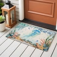 thumbnail image 4 of Bathroom Rugs 2x3 Ft, Jellyfish Coastal Non Slip Area Rugs for Kitchen Bedroom Entryway, Summer Nautical Starfish Coral Beige Washable Carpet Runner Rug Floor Mats for Bedroom Home Decor, 4 of 8