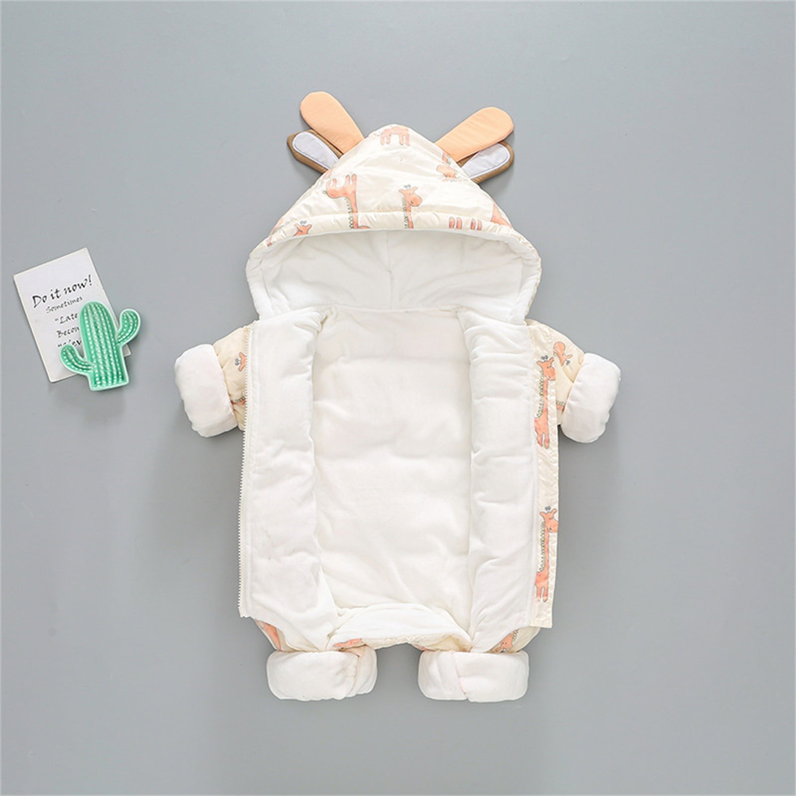 Mercatoo Winter Go Out Hugging Clothes Winter Warm Suit Thickened Newborn Baby Clothes Winter Baby Boy Clothes Organic Cotton