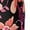 Black Coral Hibiscus, variant on Woman Within Plus Size Convertible 2-in-1 Cargo Pant & Capri Elastic Waist