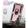 thumbnail image 4 of Design for Galaxy A15 5G Case,Samsung A15 5G Case, with Ring Kickstand Heavy Duty Shockproof Shell Full Body Protective Case for A15 5G Rose Gold, 4 of 12