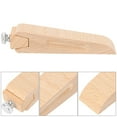 thumbnail image 4 of Bloque de papel de lija de madera de cuero Manual, bloque de lijado hecho a mano para bricolaje (papel de lija), 4 of 12