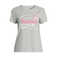 thumbnail image 5 of Karma Short Sleeve Heather Grey Women's T-Shirt, 5 of 5
