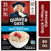 Quaker Whole Grain Oats Quick 1-Minute Oats 80 oz, 2 Count