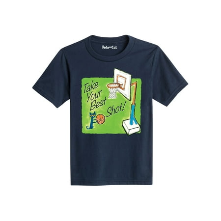 Pete The Cat Take Your Best Shot Multi  - Youth Short Sleeve (Best Snacks Take Camping)