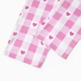 thumbnail image 3 of PatPat Pajamas Pants for Women Christmas Plaid Pj Pants Pink Heart Print Comfy Casual Sleep Night Bottom with Pockets, Pink Plaid, 3XL, 3 of 10