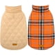 thumbnail image 1 of Kuoser Abrigo cálido para perros, chaqueta reversible para perros, impermeable, abrigo de invierno, estilo británico, ropa para perros a cuadros, abrigos para clima frío, chaqueta de nieve acogedora,, 1 of 4