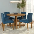 thumbnail image 6 of Chesnee Dining Chair with Short Slipcover, Marine Blue MB2405-016 (2 Pack), 6 of 7