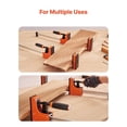 thumbnail image 6 of 2-Pack 24" Parallel Bar Clamps for Woodworking, 1500 lbs Load Limit Orange F-Clamp Set, 6 of 10