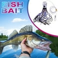 thumbnail image 4 of DAMAI Trolling Lures,Simulation Squid Trolling Fish Bait,Realistic Bass Swimbait for Freshwater Crappie Catfish Deep Sea Night Anglers Kayak Surf Fly Ice Dad Men, 4 of 8