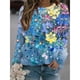 thumbnail image 5 of Camisetas con estampado de pintura al óleo en 3D de manga larga para mujer, ropa de calle de moda, jerséis para niñas, hermosas flores, ropa, tops florales, 5 of 5