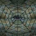 thumbnail image 3 of Sunstar Giant Spider Web with Spider Halloween Decoration - 10 ft, 3 of 3