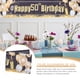 thumbnail image 2 of Feliz cumpleaños Fondo Banner Fondo Fondo Decorativo Banner Foto Prop, 2 of 6
