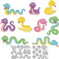 thumbnail image 1 of Set de troqueles de corte de acero al carbono con diseño de serpiente caricaturesca DELORIGIN, 1 of 7